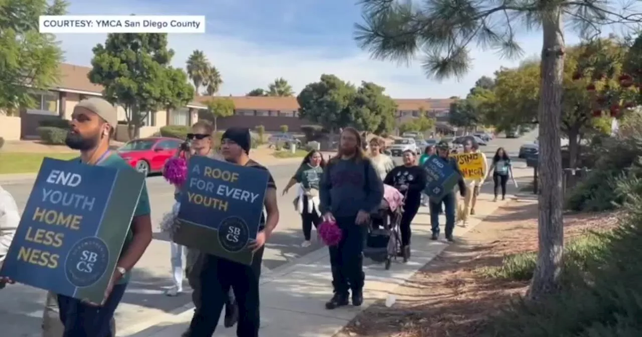 Men walk from Tijuana to Oceanside to raise awareness of youth homelessness