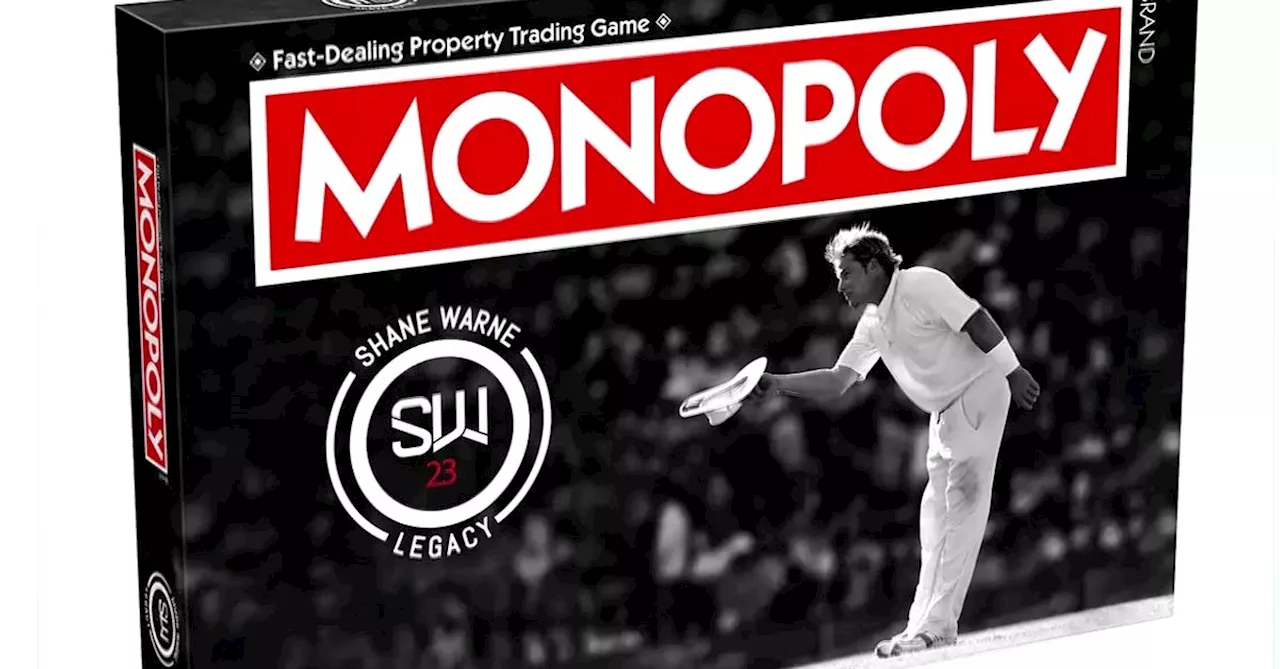 Aussie cricket legend Shane Warne immortalised in special edition Monopoly board game