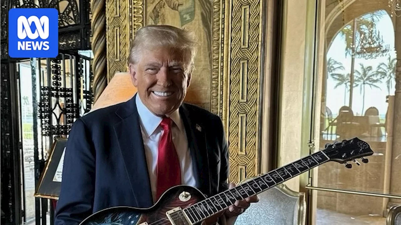 Bibles, water, watches and sneakers: Donald Trump merchandise now expands with guitars worth $15,000