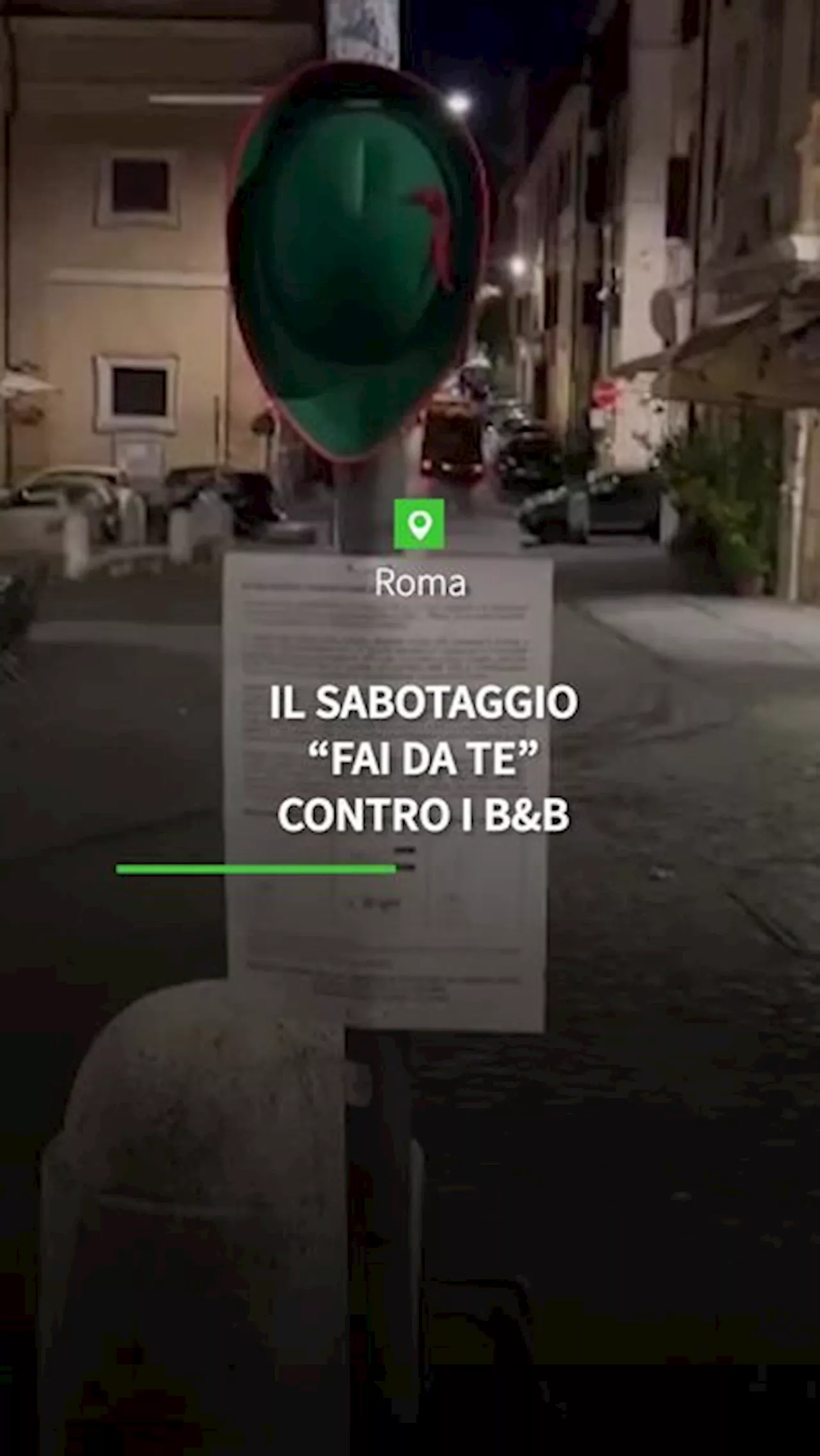 Il sabotaggio 'fai da te' contro i b&b