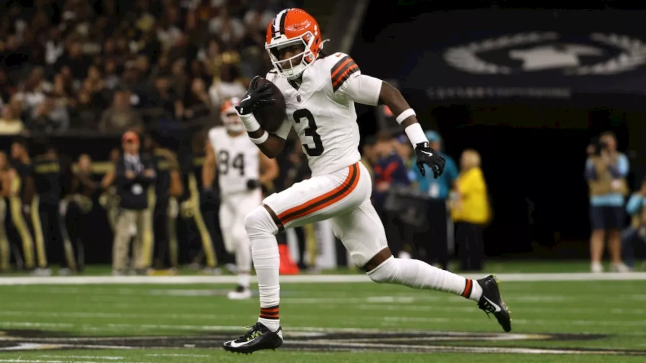 How far did the Cleveland Browns’ Jerry Jeudy run on his 89-yard touchdown reception?