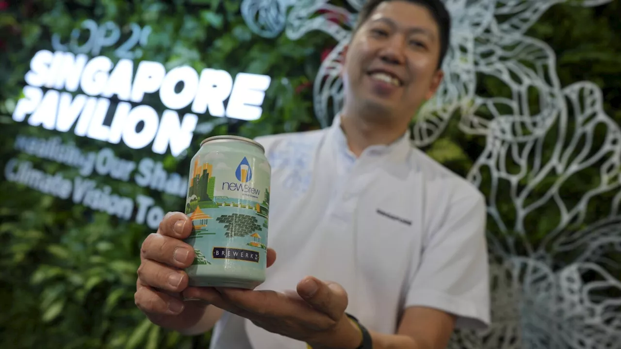 At UN climate talks, 'sewage' beer from Singapore highlights water scarcity and innovations