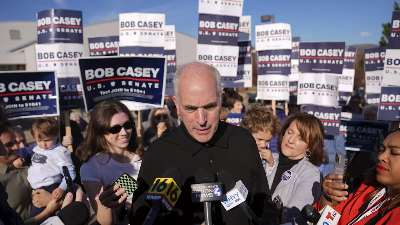 Democrat Bob Casey concedes to Republican David McCormick in Pennsylvania Senate contest