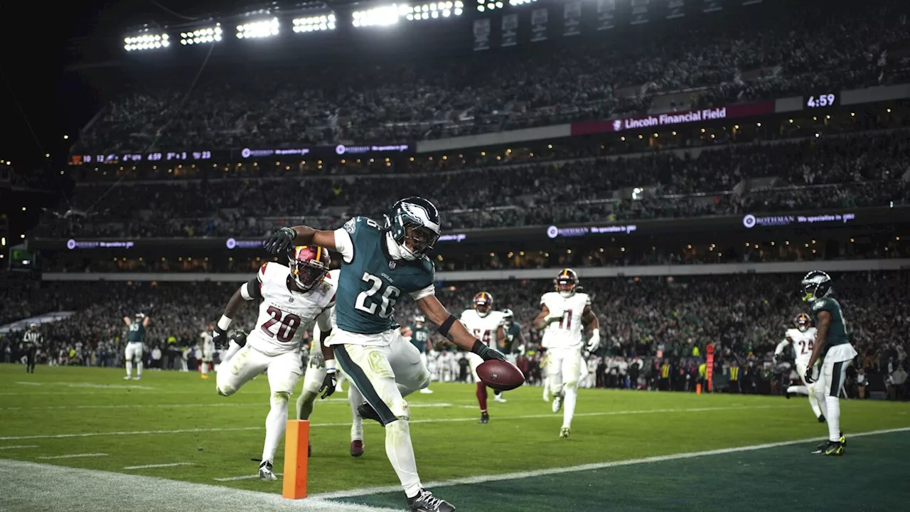 Eagles seek 7th straight win while Rams try to keep pace in crowded NFC West race