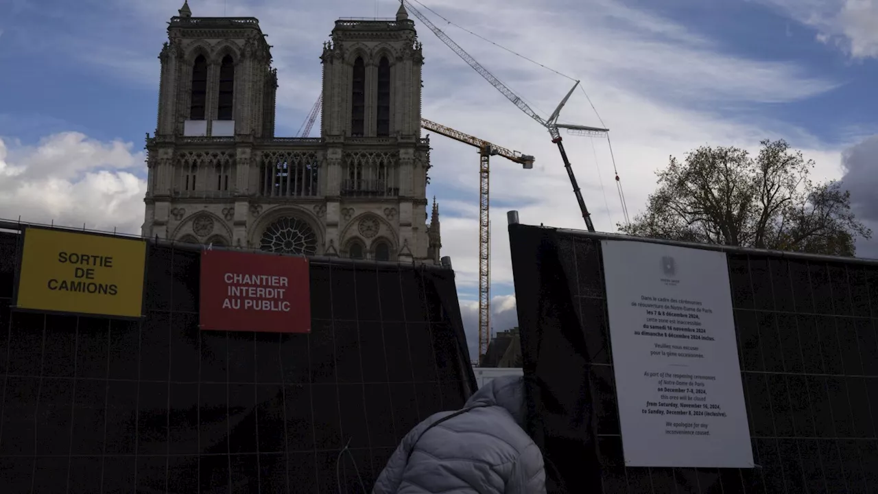 Fashion designer describes invitation to work on Notre Dame cathedral's re-opening as 'a calling'