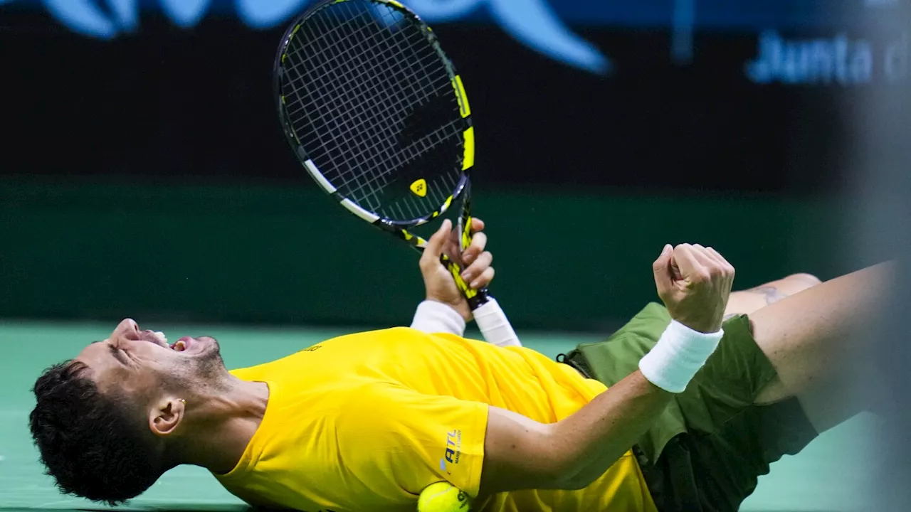 Kokkinakis gets past Shelton for Australia to lead the US 1-0 in Davis Cup