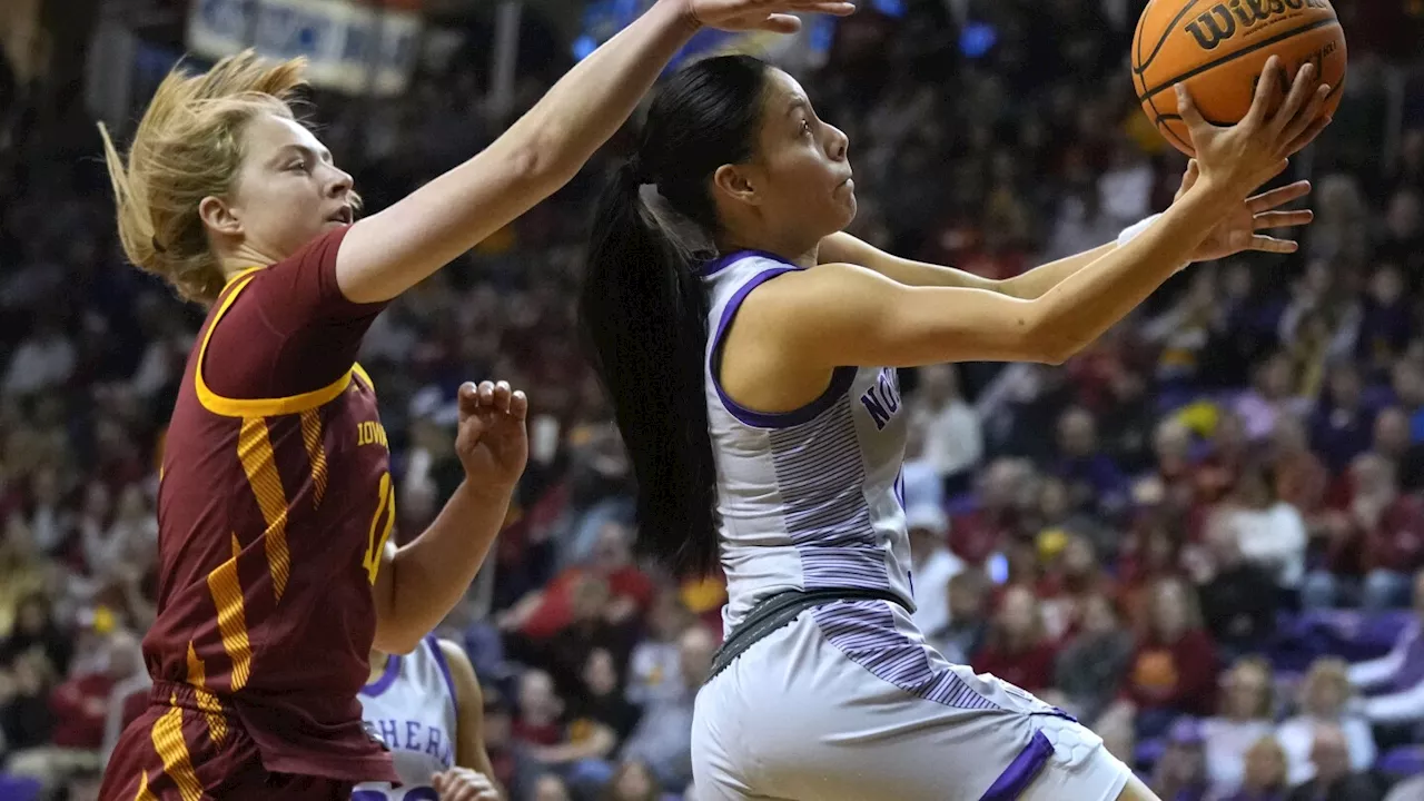 Maya McDermott scores 37 and Northern Iowa beats No. 8 Iowa State 87-75