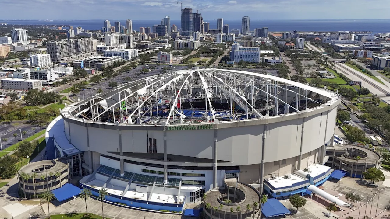 St. Petersburg council approves $23M repair to hurricane-ravaged Tropicana Field roof