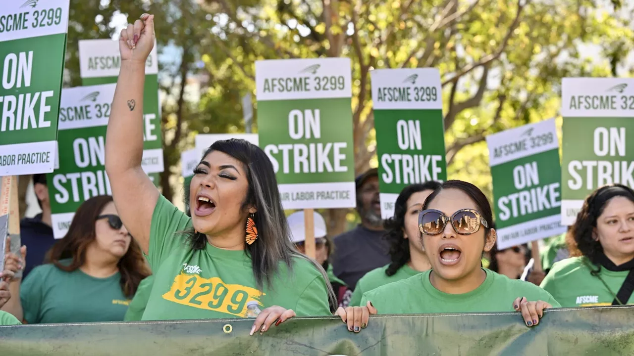 Thousands of University of California workers go on 2-day strike over wages, staff shortages