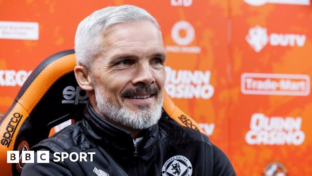 Rangers v Dundee Utd: Jim Goodwin hopes to build tension at Ibrox