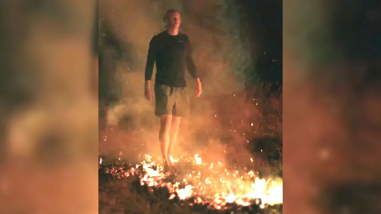 Völlig beklopptes Video: HIER geht Haaland durch’s Feuer