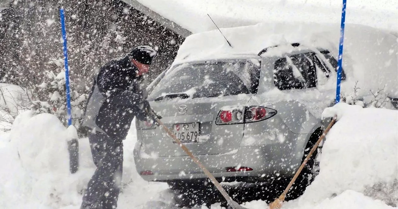 Diese Regionen versinken jetzt im Rekordschnee