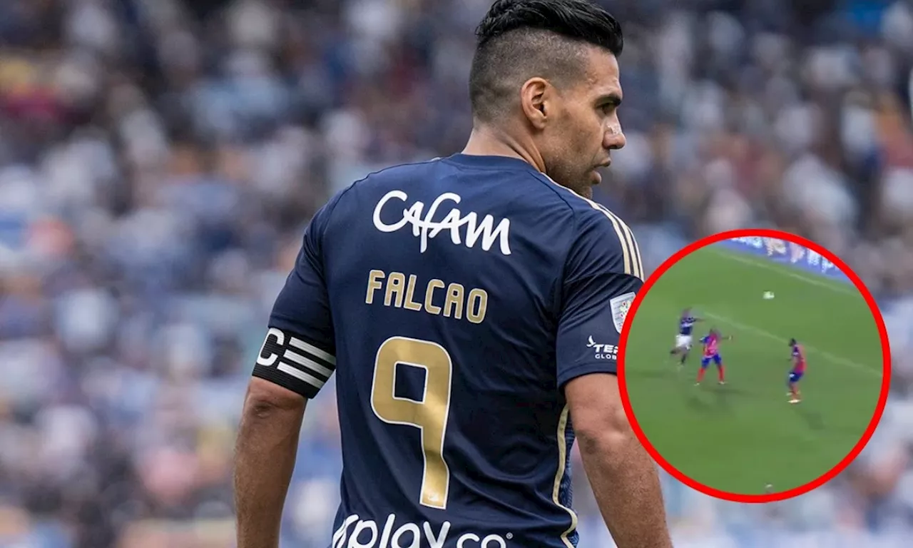 Así fue el primer gol de Radamel Falcao en Bogotá con Millonarios; de fantasía