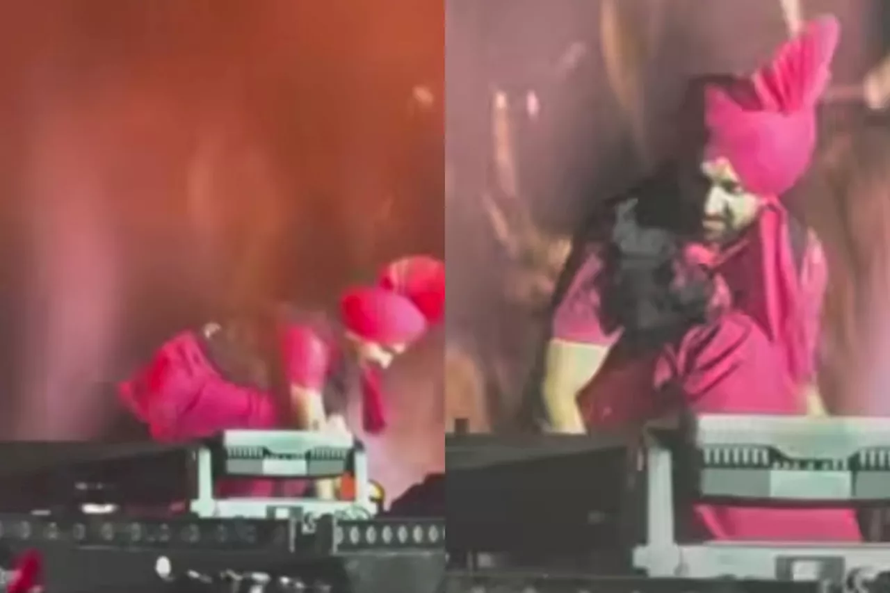 Diljit Dosanjh falls on stage during live concert; fans link it to his previous stumble