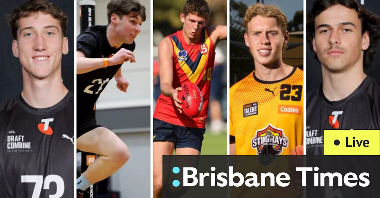 AFL draft LIVE updates: Young guns on edge as draft night two edges closer