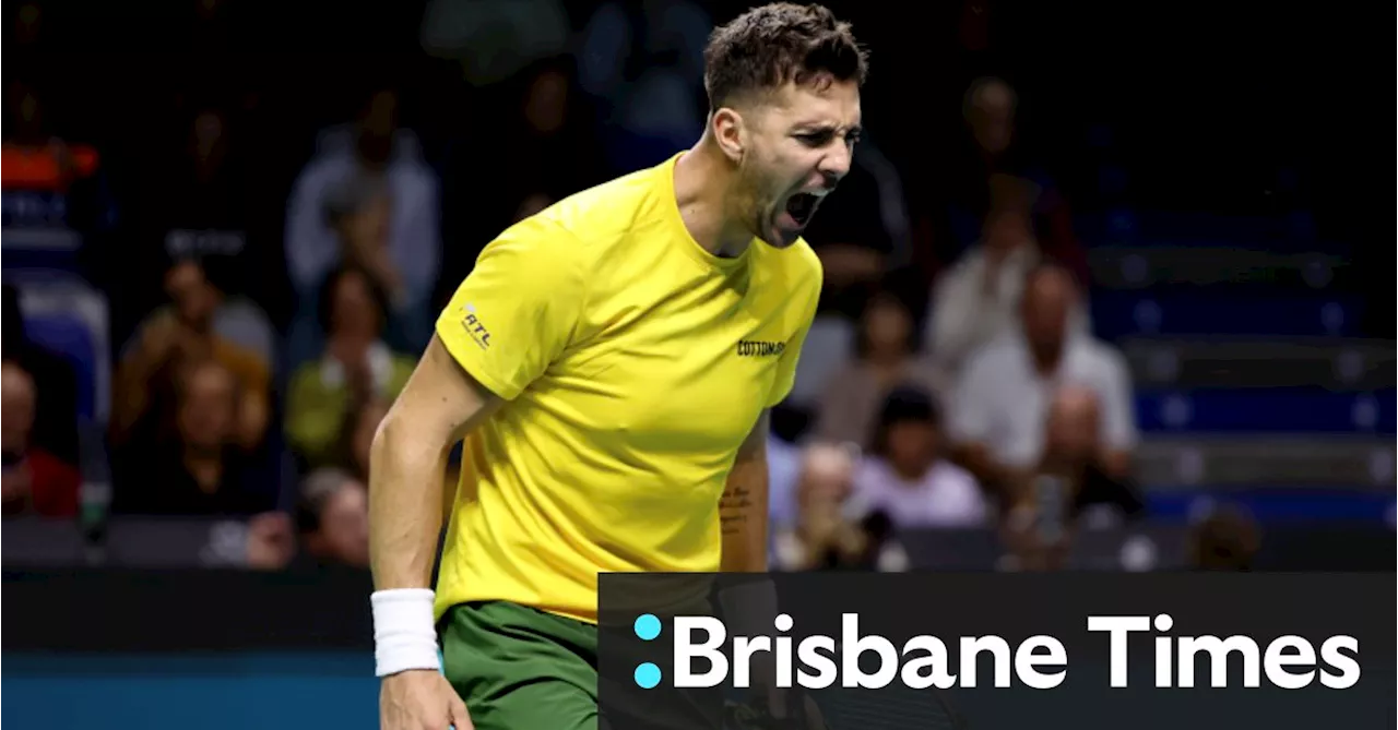 Kokkinakis wins epic but de Minaur downed in Davis Cup