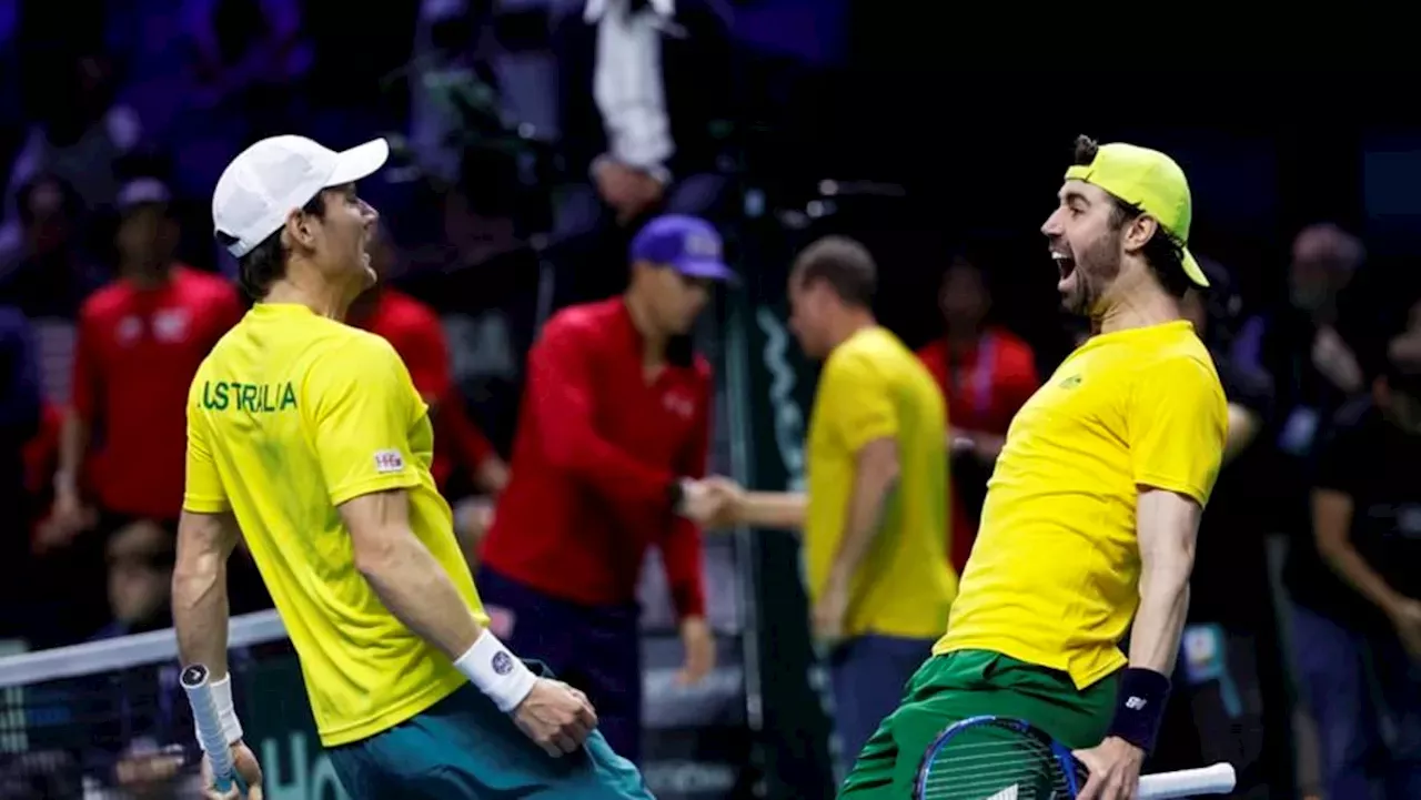 Australia edge out US to reach Davis Cup semifinals, Sinner inspires