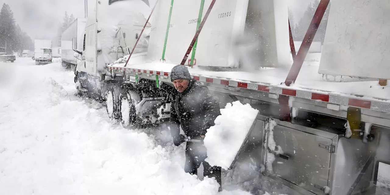 Rain and snow pummel West Coast in latest wave of damaging weather after bomb cyclone