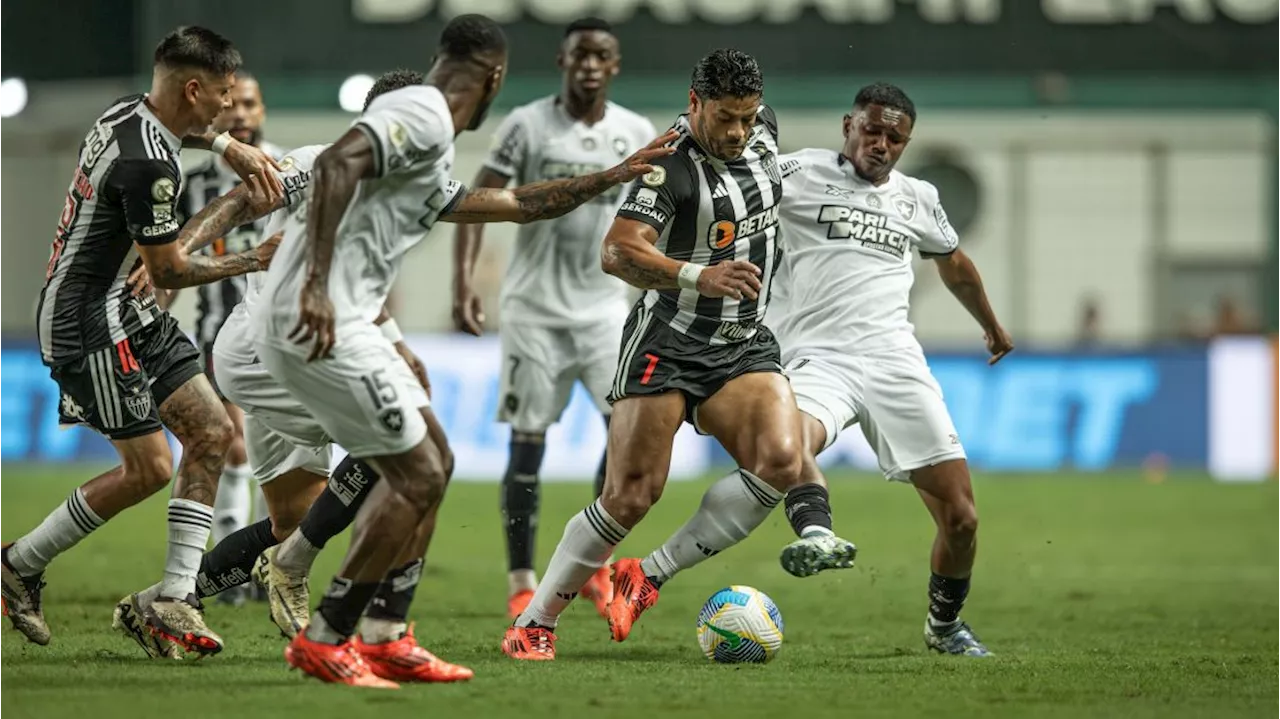 Brasileirão: com um a menos, Atlético-MG segura Botafogo em prévia de final