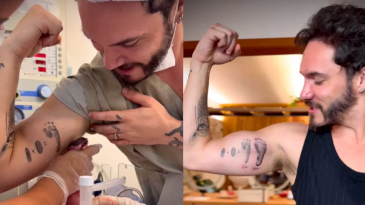 Eliezer mostra tatuagem que fez para filho com Viih Tube, Ravi; veja fotos