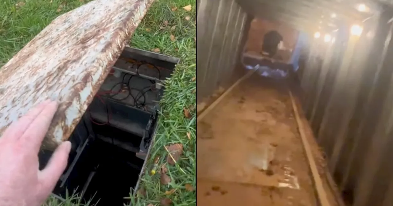Mand bygger hemmelig bunker under brønddæksel i haven - i tilfælde af 'atomangreb'