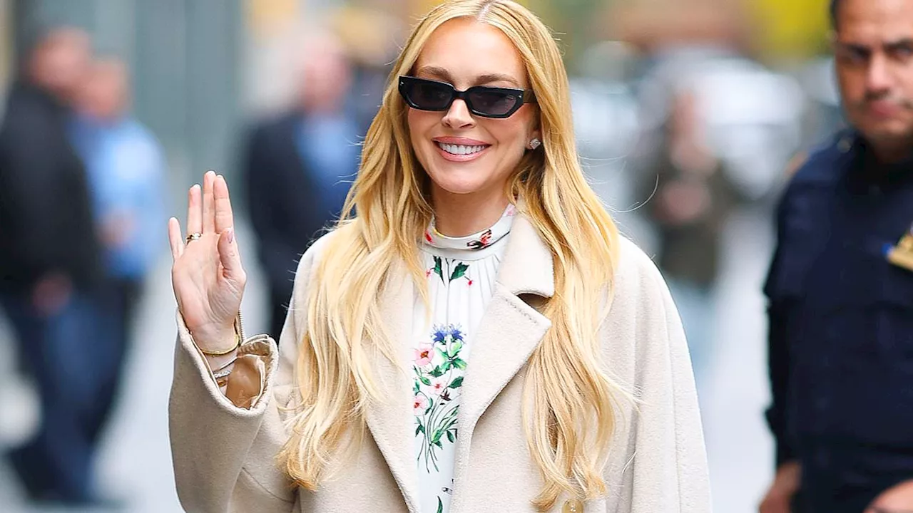 Lindsay Lohan continues to stun fans with her radiant new look during glamorous outing in NYC