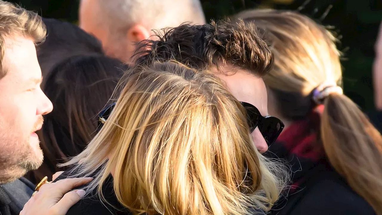 Harry Styles' hug for Kimberley Walsh at Liam Payne's funeral: Mourning One Direction star embraces...