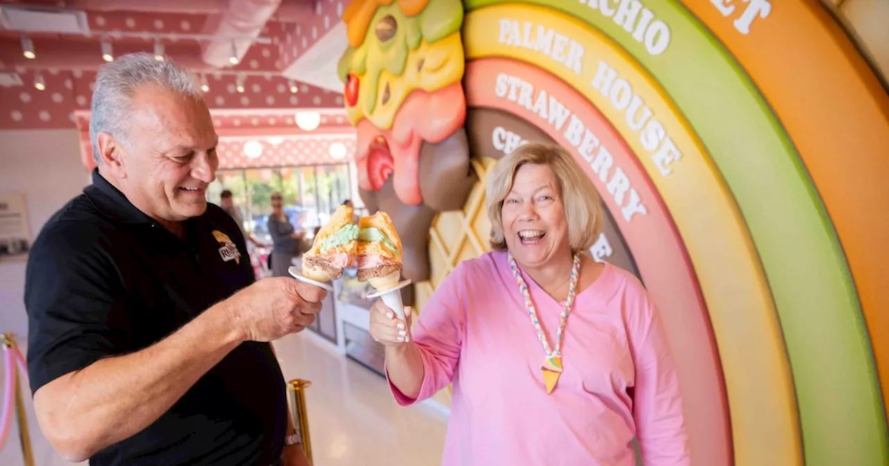 Chicago favorite Rainbow Cone is now selling ice cream in Texas