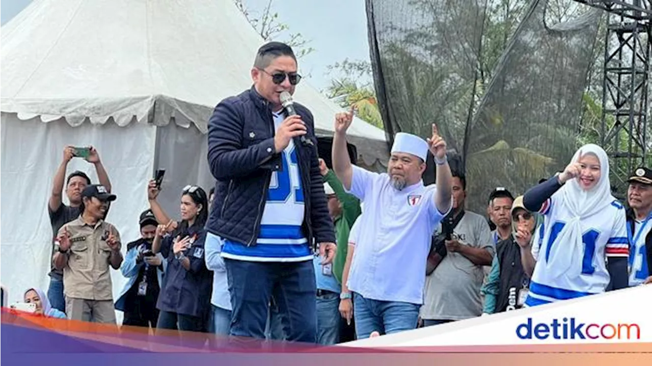 Pasha Hadiri Kampanye Akbar Jelang Ultah, Minta Kado Coblos Helmi-Mian