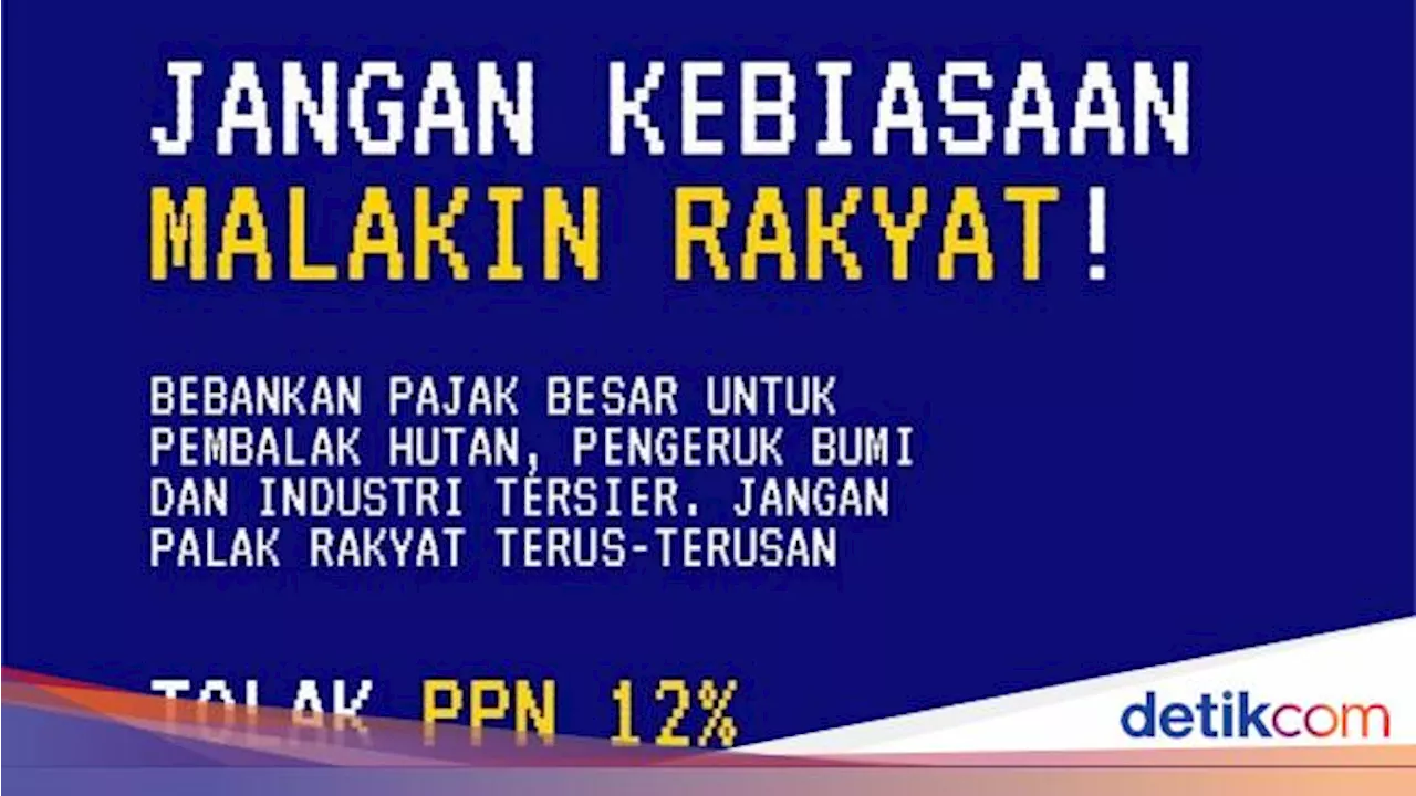 Ekonom Minta PPN 12% Dibatalkan Buntut Heboh Garuda Biru