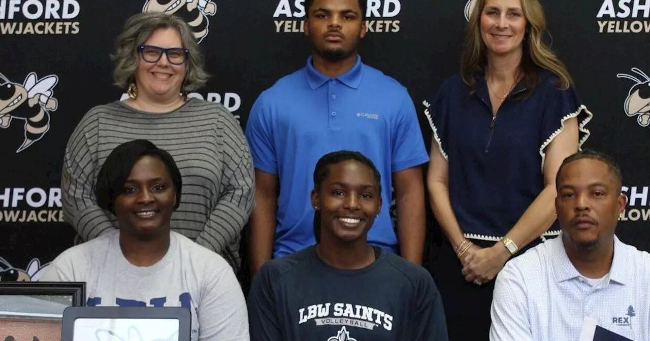 Ashford's Amiyah Lewis chooses volleyball, inks with L.B. Wallace