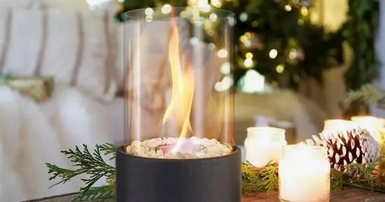 Debenhams slashes 'stunning' tabletop fireplace down to £22