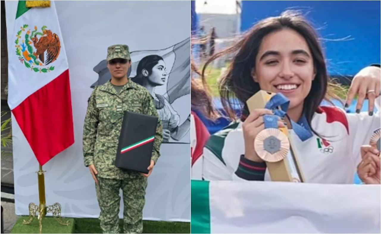 Ana Paula Vázquez, medallista olímpica recibe ascenso en el Ejército Mexicano