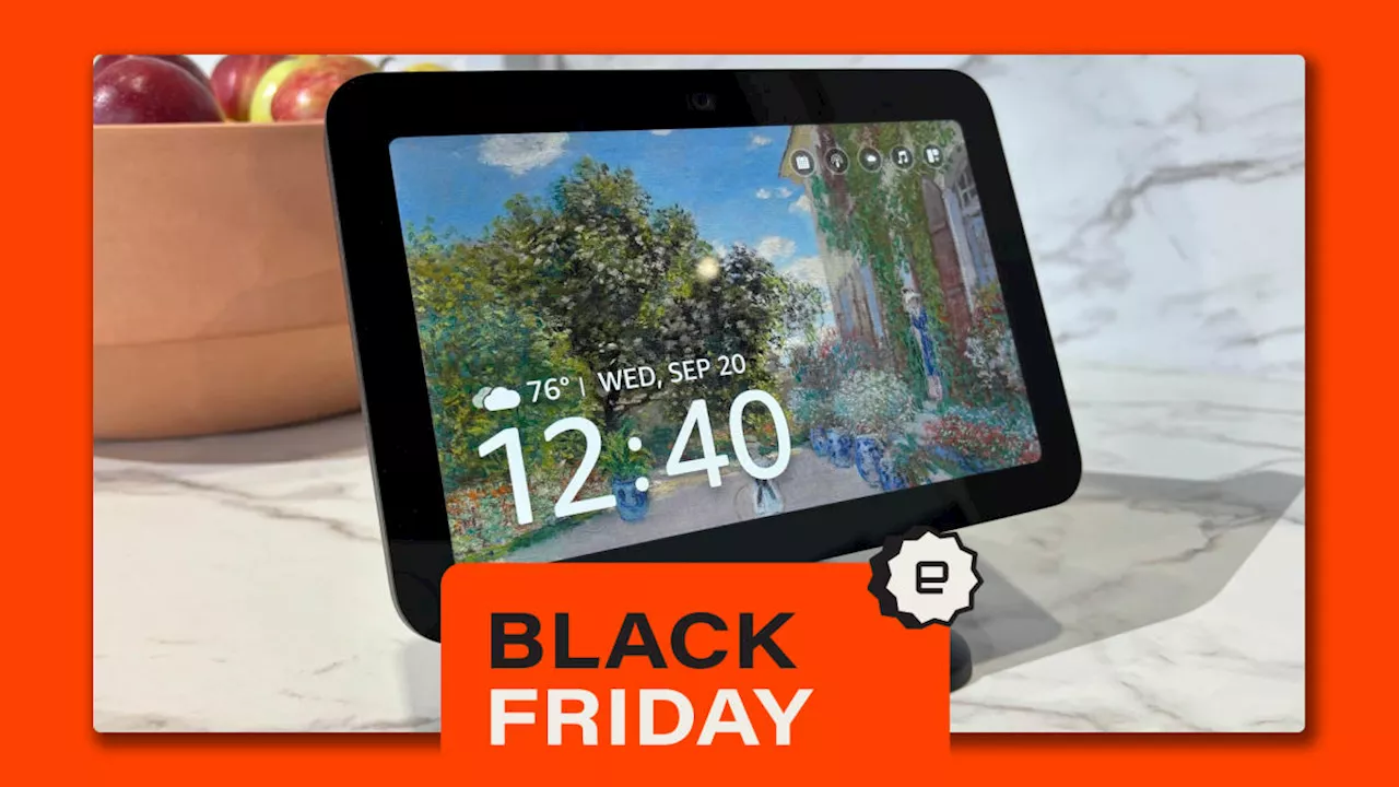 The Echo Show 8 drops to a record low of $80 in this Amazon Black Friday deal