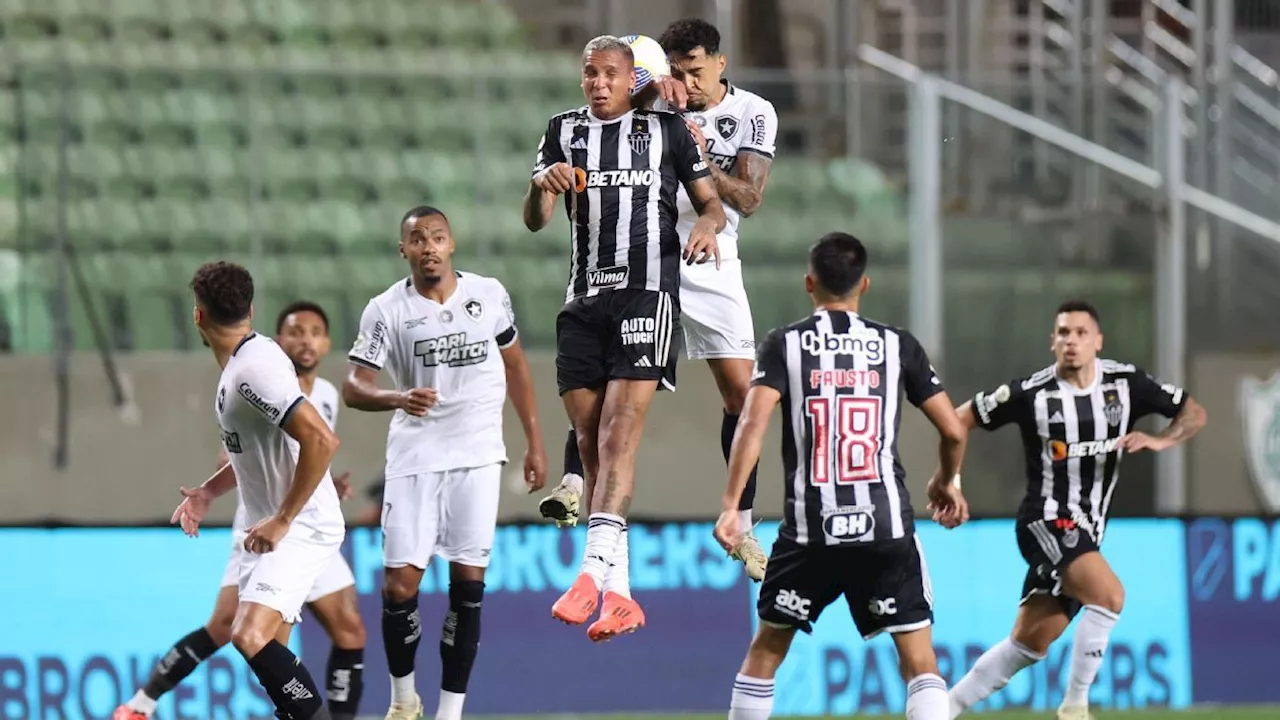 Em prévia da Libertadores, Atlético-MG e Botafogo empatam no Brasileirão