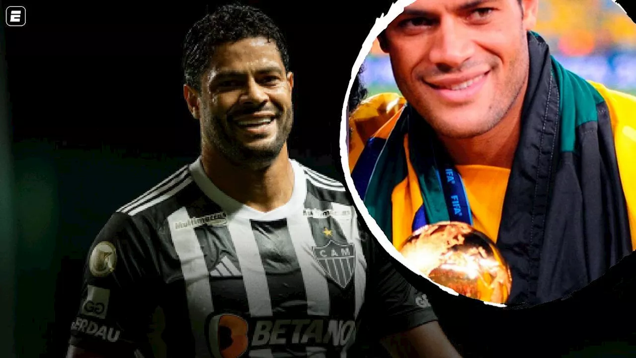 Hulk posta foto com taça pela seleção brasileira após confusão com Luiz Henrique