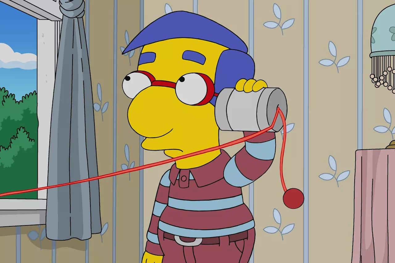 Watch an exclusive Simpsons clip of Pamela Hayden's final performance as Milhouse