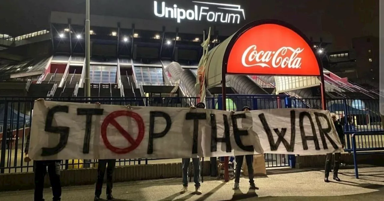 – Maccabi Tel Aviv, vietato l’ingresso allo striscione “Stop the War”