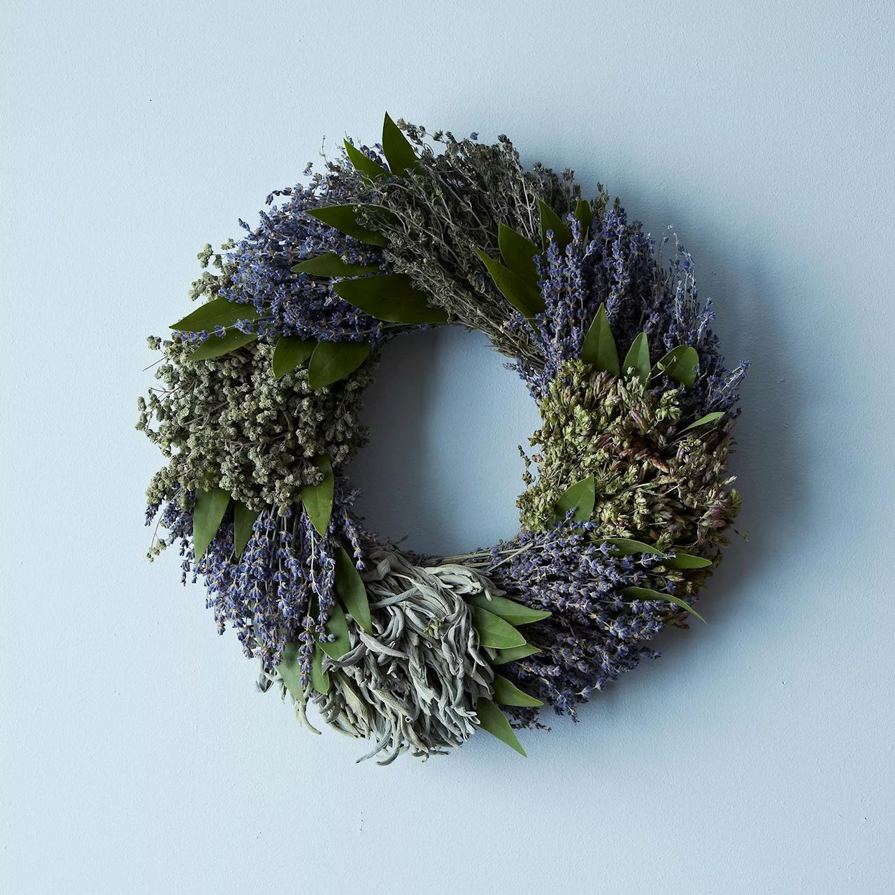 Creekside Farms Dried French Herb Wreath, Handmade from All-Natural Ingredients