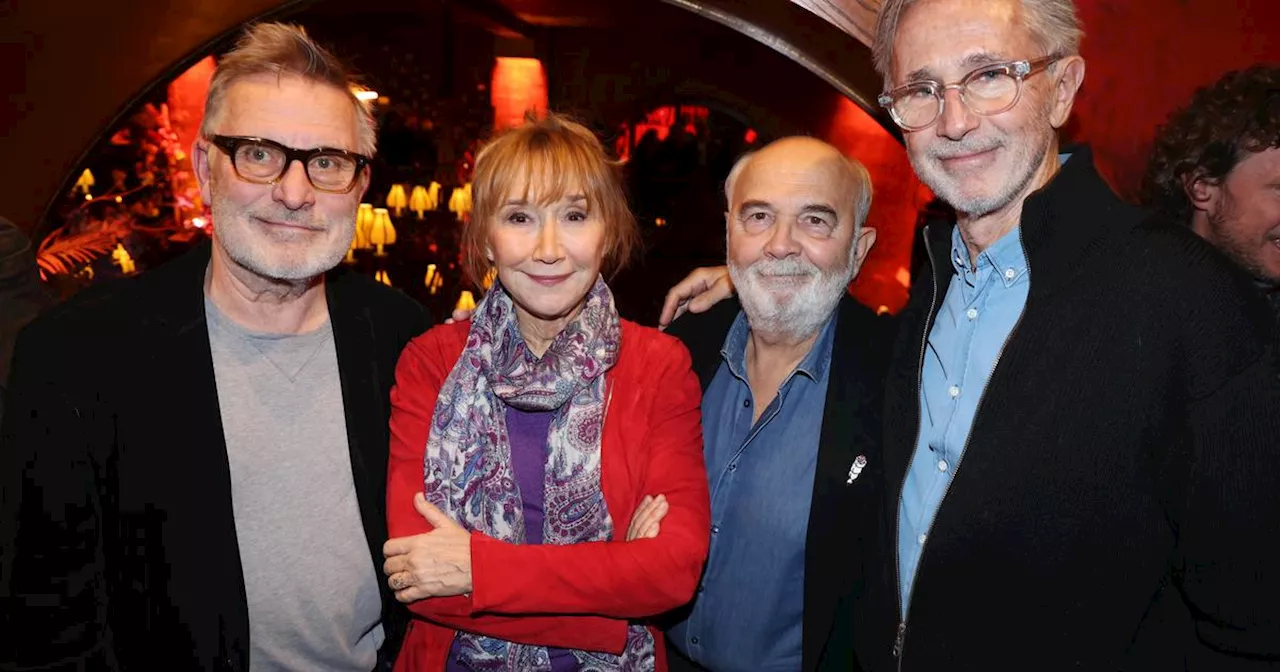 Gérard Jugnot, Thierry Lhermitte, Marie-Anne Chazel… Le Splendid presque au complet, la compagne de Michel Blanc très discrète