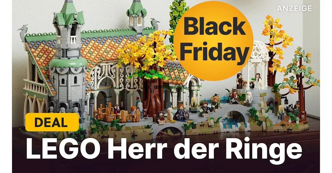 Elronds ganzer Stolz: Wunderschönes LEGO Herr der Ringe Bruchtal Set jetzt im Black-Friday-Angebot abstauben!