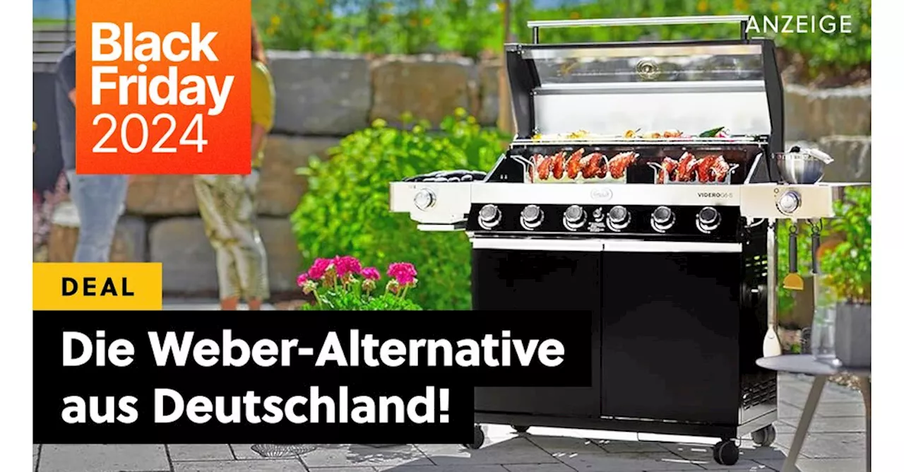 Diese deutsche Gasgrill-Alternative düpiert Weber: Irres Black Friday-Angebot mit dem Traum-Grill schlechthin!