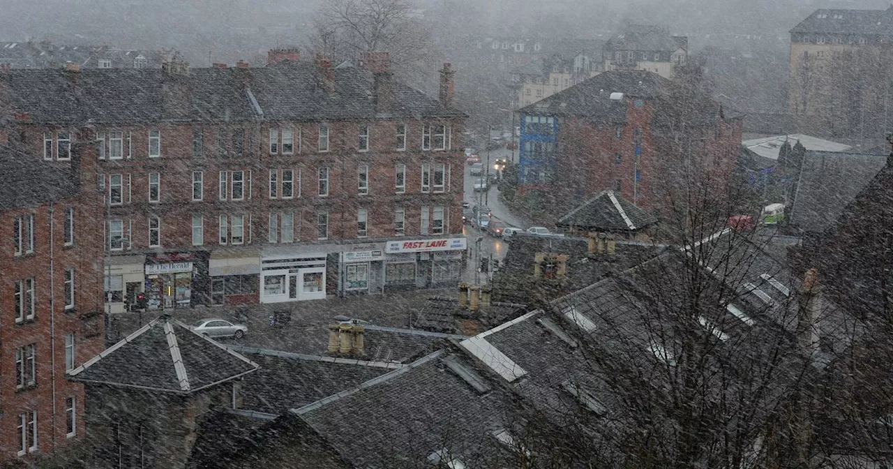 Snow, ice, thunder and rain warnings for Glasgow as Met Office Storm Bert named