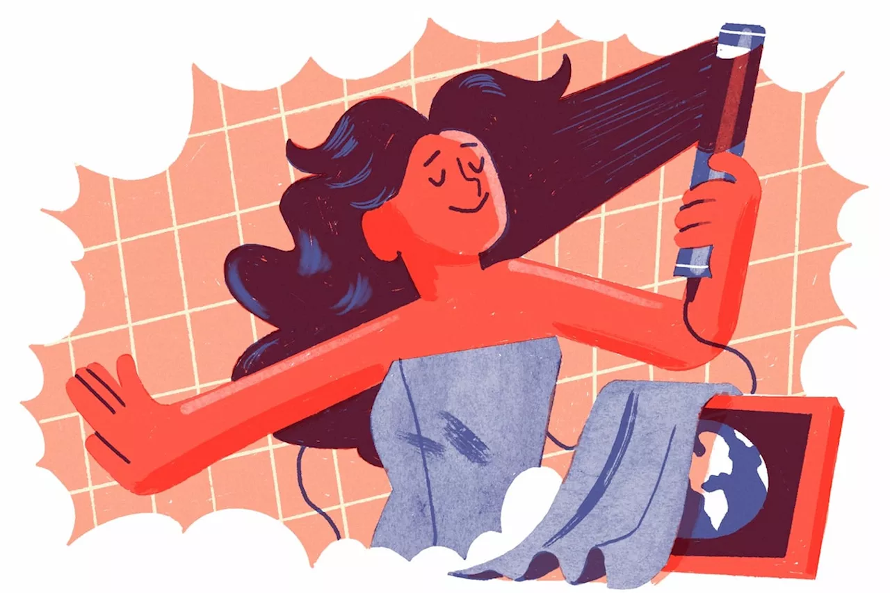 Sometimes, even a climate advocate just wants to blow dry her hair