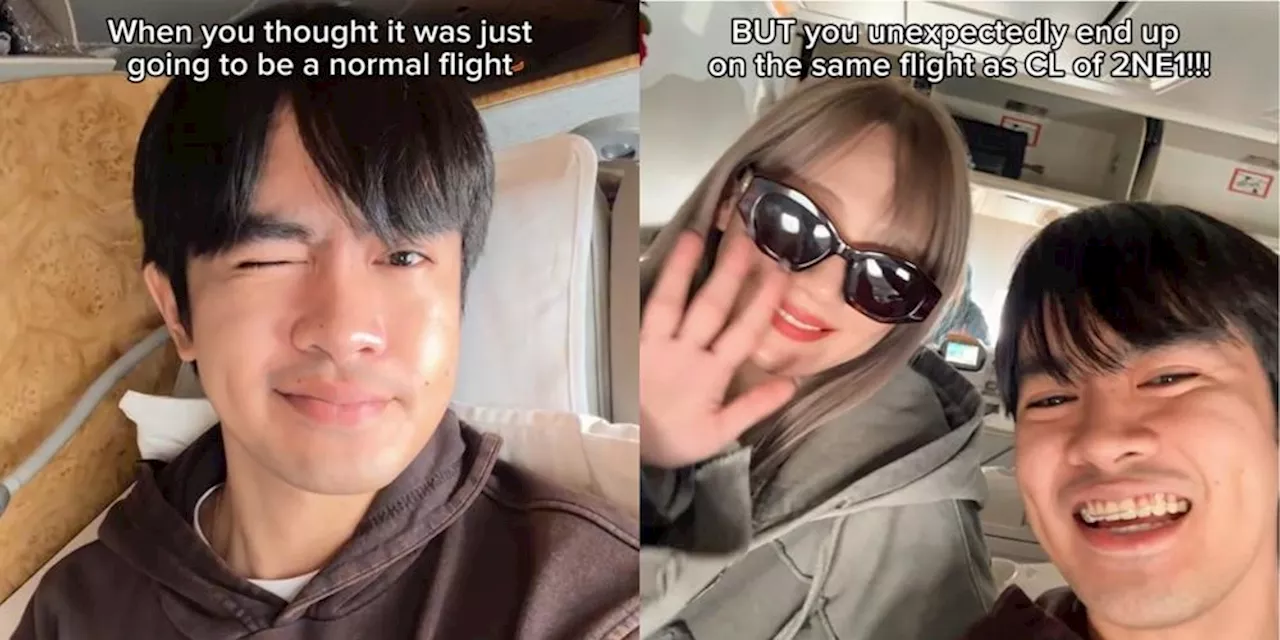 Pharmacist-content creator Arshie Larga shares a flight with 2NE1's CL: ‘Sobrang bait!’