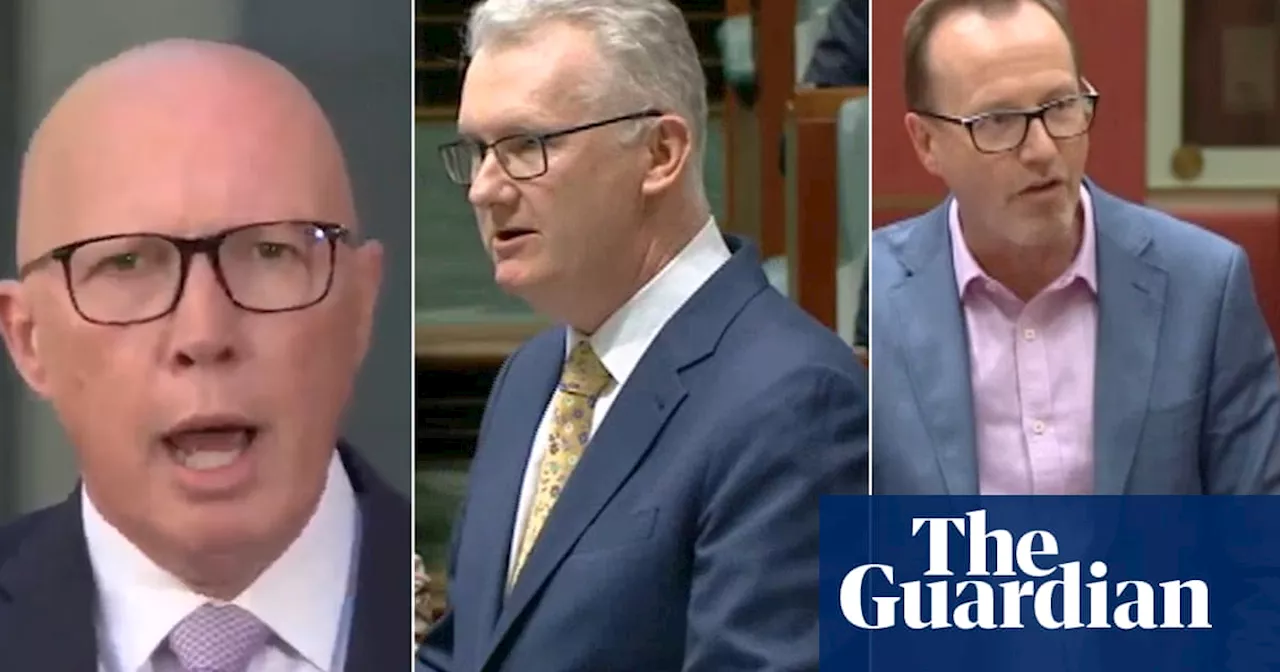 Dutton says Labor's student caps bill a 'dogs breakfast' as Greens slam 'race to the right'