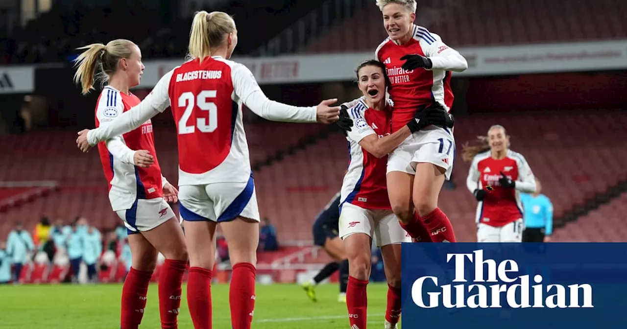 Lina Hurtig’s late strike seals quarters for Arsenal as Juventus knocked out