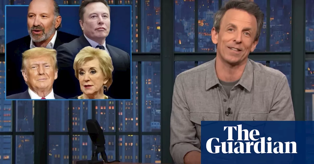 Seth Meyers on Trump’s cabinet picks: ‘Billionaires are effectively running the government now’