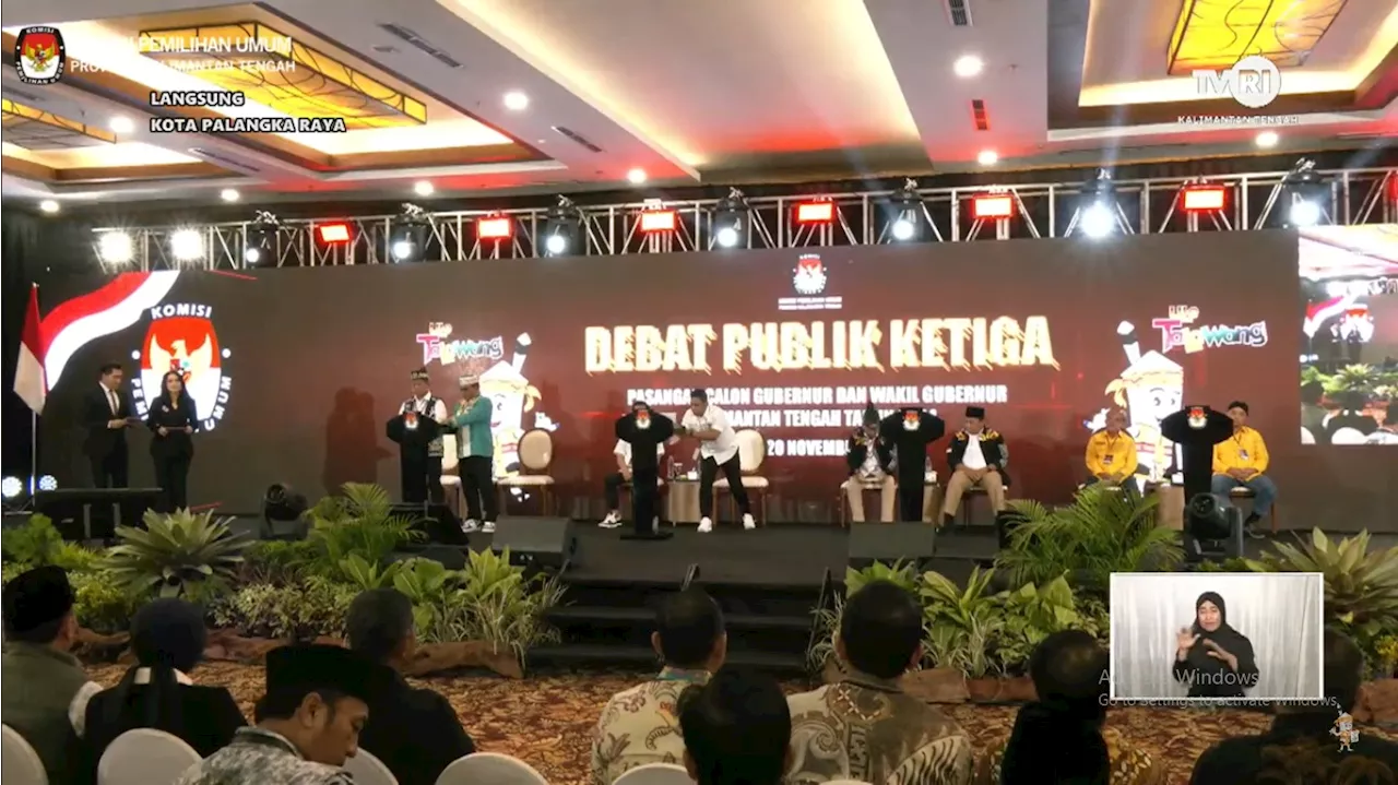 ”Serbu”-”Serang” di Debat Pamungkas Pilkada Kalteng