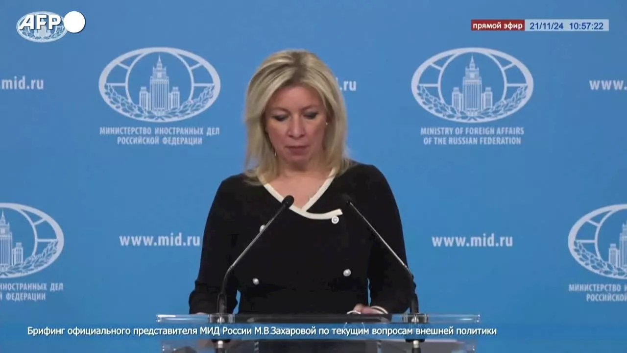 A Maria Zakharova viene detto di non commentare la notizia sul missile balistico Icbm